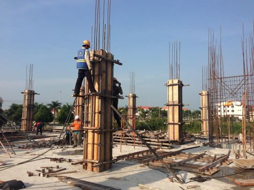 Quy trình gia công lắp dựng cốp pha cột
